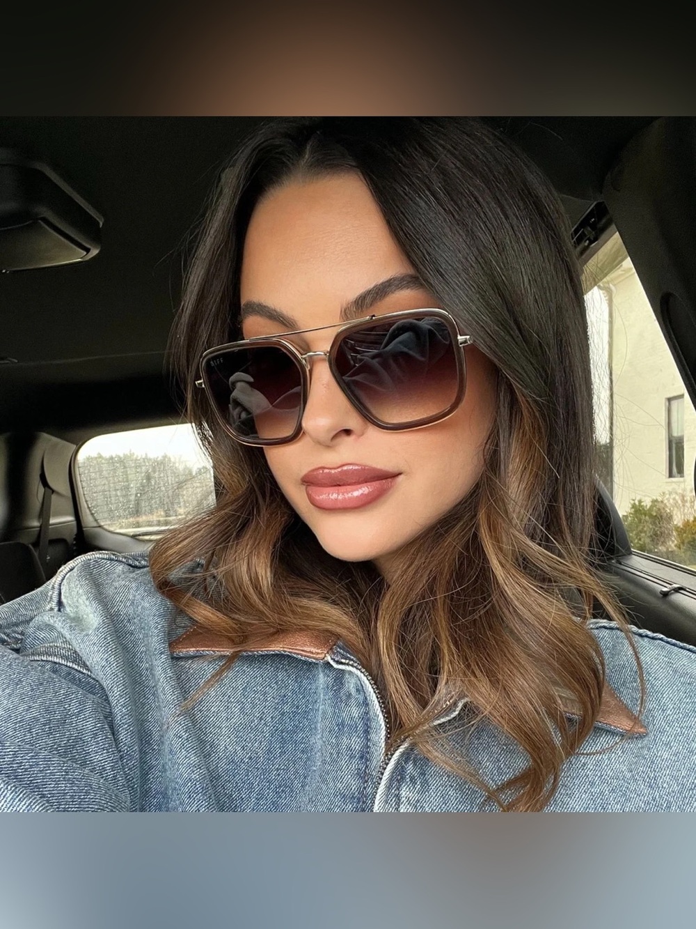 ✨ NEW/ DIFF Charitable Eyewear SUNGLASSES-Jordan : Avatar Style / Whiskey Gold